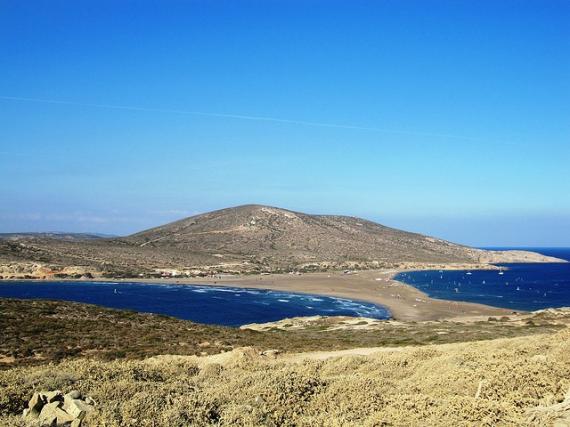 'Looking back from Prasonisi - Southern Tip of Rhodes' - Ρόδος